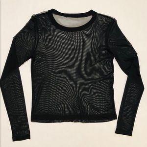Forever 21 mesh crop top